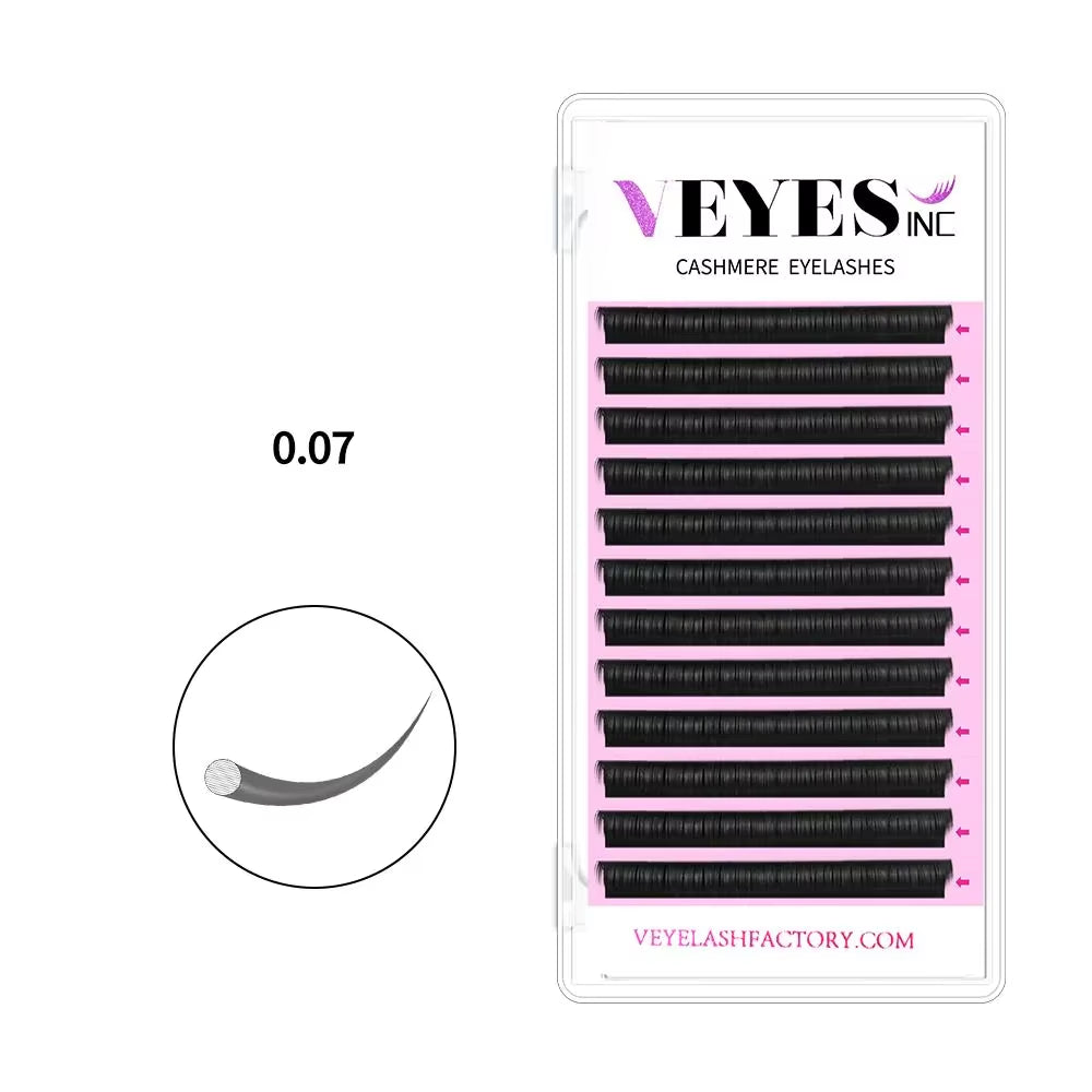 Cashmere Eyelash Extensions Veyelash Faux Mink 8-16Mm Mix Individual Volume Lashes Soft Natural Lash Extensions Makeup